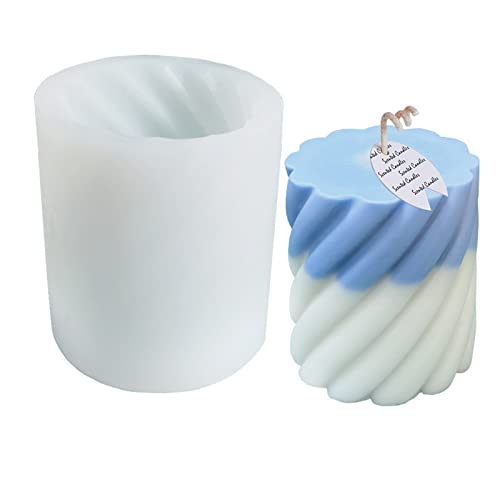 TROYSINC Kerzengießform 3D Spiral Kerze Silikonform,Stumpenkerzen Formen für Kerzenherstellung Silikon,DIY Silikon Kerzenform Gießen für Die Herstellung Von Kerzen, Aromasteinen, Duftkerze (Spiral-L) TROYSINC Kerzengießform 3D Spiral Kerze Silikonform,Stumpenkerzen Formen für Kerzenherstellung Silikon,DIY Silikon Kerzenform Gießen für Die Herstellung Von Kerzen, Aromasteinen, Duftkerze (Spiral-L) von TROYSINC