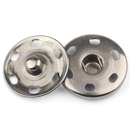 15 Sets große Druckknöpfe, 25 mm, Metall, große Druckknöpfe, Druckknöpfe, zum Aufnähen für Mäntel und Kleidung, DIY Handwerk Nähzubehör 15 Sets große Druckknöpfe, 25 mm, Metall, große Druckknöpfe, Druckknöpfe, zum Aufnähen für Mäntel und Kleidung, DIY Handwerk Nähzubehör von TRUMIZON