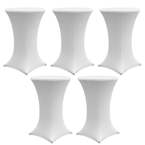 TRUTZHOLM 5X Stehtischhusse Stretch 70 cm weiß Tischdecke Husse Bistrotisch Partytisch TRUTZHOLM 5X Stehtischhusse Stretch 70 cm weiß Tischdecke Husse Bistrotisch Partytisch von TRUTZHOLM