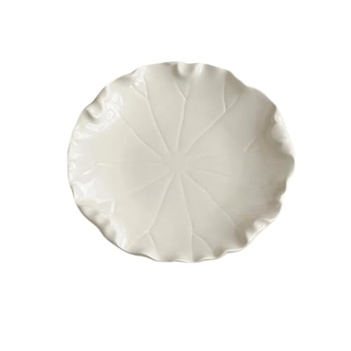 Mehrzweck-Servierplatte for Partys, Kuchen, Obst, Salatschüsseln, Geschirr for den Außenbereich, große Teller, Lebensmittelpräsentation, langlebige dekorative Platte for unterhaltsame Geschenke(White) Mehrzweck-Servierplatte for Partys, Kuchen, Obst, Salatschüsseln, Geschirr for den Außenbereich, große Teller, Lebensmittelpräsentation, langlebige dekorative Platte for unterhaltsame Geschenke(White) von TRgqify-KM