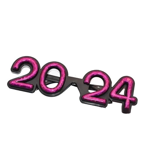 TRgqify-KM 2024 Gläser Party Sonnenbrille Dekoration Zubehör Zahlen Abschluss Lieferungen Requisiten Fotos Spaß Glücklich (Color : A9) von TRgqify-KM