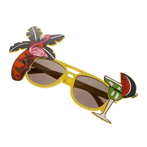 TRgqify-KM Ananas-Sonnenbrille, Strandparty, Party-Dekoration, lustige Brille, Hochzeit, Geburtstag, Geschenk, Hawaii-Event-Zubehör (Color : Yellow) von TRgqify-KM