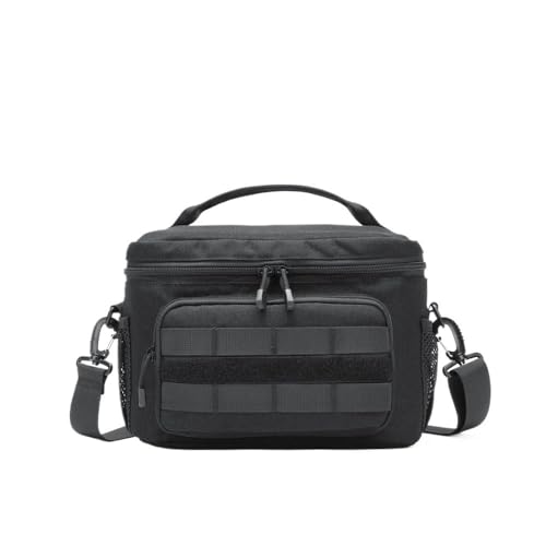TRgqify-KM Isolierte Lunchtasche mit verstellbarem Schultergurt, auslaufsichere Tasche for Büro, Picknick, Reisen(Black) von TRgqify-KM