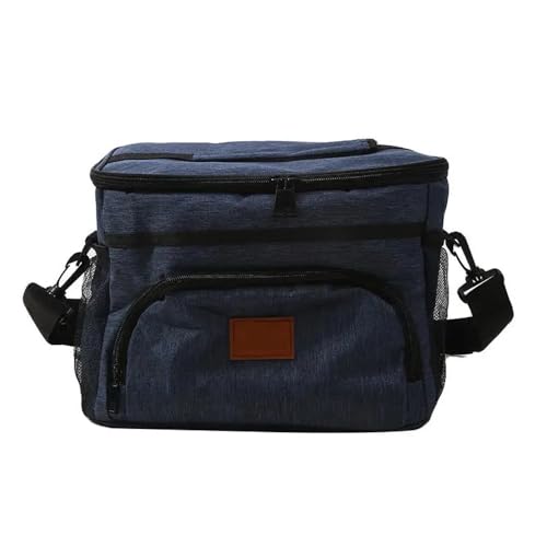 TRgqify-KM Isolierte Lunchtasche mit verstellbarem Schultergurt, auslaufsichere Tasche for Büro, Picknick, Reisen(Blue) von TRgqify-KM
