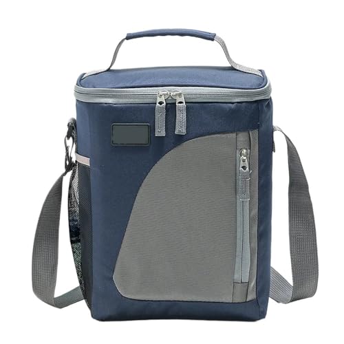 TRgqify-KM Isolierte Lunchtasche mit verstellbarem Schultergurt, auslaufsichere Tasche for Büro, Picknick, Reisen(Blue) von TRgqify-KM