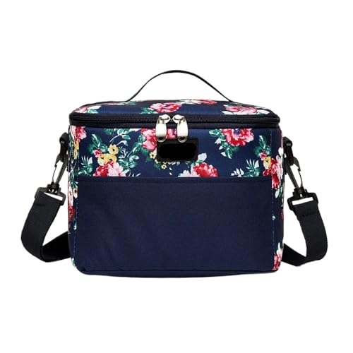 TRgqify-KM Isolierte Lunchtasche mit verstellbarem Schultergurt, auslaufsichere Tasche for Büro, Picknick, Reisen(Blue A,S) von TRgqify-KM