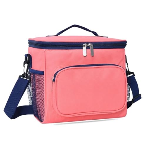 TRgqify-KM Isolierte Lunchtasche mit verstellbarem Schultergurt, auslaufsichere Tasche for Büro, Picknick, Reisen(Pink) von TRgqify-KM