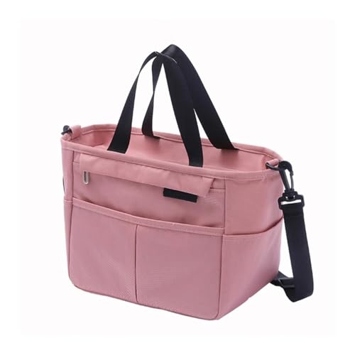 TRgqify-KM Isolierte Lunchtasche mit verstellbarem Schultergurt, auslaufsichere Tasche for Büro, Picknick, Reisen(Pink) von TRgqify-KM