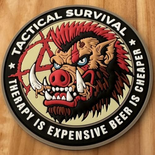 TS Tactical Store Aufnäher | 3D PVC Scratch Hook Patch | Militär Taktischer Militärrucksack Patch | Airsoft, Flagge, Brosche, Outdoor, Crossfit, Survival | BEER-THERAPY Klett-Patch 8 cm TS Tactical Store Aufnäher | 3D PVC Scratch Hook Patch | Militär Taktischer Militärrucksack Patch | Airsoft, Flagge, Brosche, Outdoor, Crossfit, Survival | BEER-THERAPY Klett-Patch 8 cm von TS Tactical Store