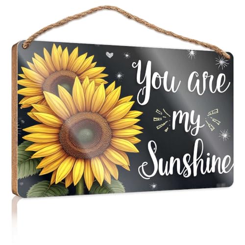 Bauernhaus-Dekor-Schilder "Sunshine in Every Moment", Holzschild, Herbst-, Bürodekoration, Schlafzimmer-Dekorationen (15 x 28 cm) von TSGB