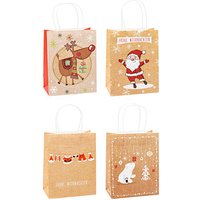 12 TSI Geschenktüten Weihnachten Kraftpapier Serie 1 Motiv sortiert 18,0 x 23,0 cm von TSI