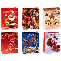 12 TSI Geschenktüten Weihnachten Serie 7 Motiv sortiert 18,0 x 23,0 cm von TSI