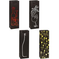 12 TSI Geschenktüten für Flaschen PREMIUM Wein Motiv sortiert 12,0 x 38,0 cm 12 TSI Geschenktüten für Flaschen PREMIUM Wein Motiv sortiert 12,0 x 38,0 cm von TSI