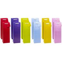 12 TSI Geschenktüten für Flaschen TRENDFARBEN dunkelrot, lia, grün, hellblau, gelb, rosa 12,0 x 36,0 cm 12 TSI Geschenktüten für Flaschen TRENDFARBEN dunkelrot, lia, grün, hellblau, gelb, rosa 12,0 x 36,0 cm von TSI