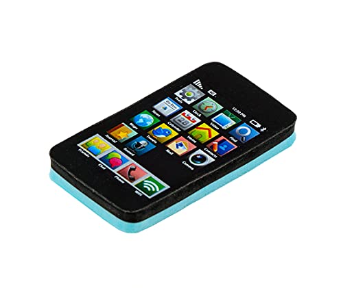 TSI 44001 Radierer MyPhone, Farbe Schwarz/Blau von TSI