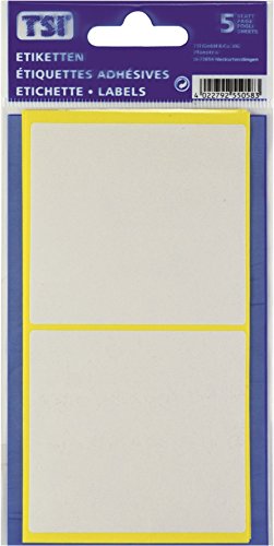 TSI 55041 Vielzweck-Etiketten, 70 x 75 mm, 100 Stück von TSI