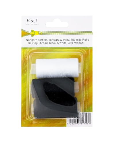 TSI 81725 Nähgarn, Polyester, schwarz/weiß, 7 x 3 x 3 cm TSI 81725 Nähgarn, Polyester, schwarz/weiß, 7 x 3 x 3 cm von TSI