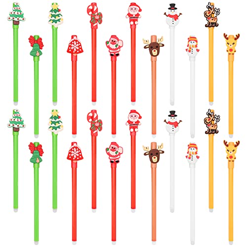 24 Stück Weihnachtlicher Gelstift Kugelschreiber mit Weihnachtsmotiv Weihnachtsbleistifte Weihnachtsdekoration mit Weihnachtsstrump,Weihnachtsmann,Rentier,Schneemänner und Weihnachtsbaum Design 24 Stück Weihnachtlicher Gelstift Kugelschreiber mit Weihnachtsmotiv Weihnachtsbleistifte Weihnachtsdekoration mit Weihnachtsstrump,Weihnachtsmann,Rentier,Schneemänner und Weihnachtsbaum Design von TSLBW