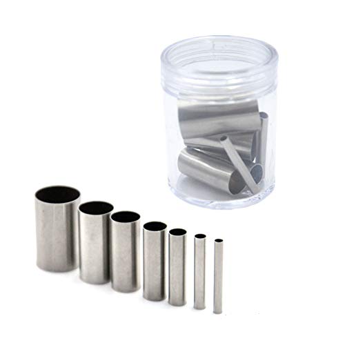 7-teiliges Tonausstecher, Lochstanzer-Set, Edelstahl, runde Kreisform, Mini-Ausstechformen, Backringform, Stanzwerkzeug für Heimwerker, Modelliermasse, mit Aufbewahrungsbox 7-teiliges Tonausstecher, Lochstanzer-Set, Edelstahl, runde Kreisform, Mini-Ausstechformen, Backringform, Stanzwerkzeug für Heimwerker, Modelliermasse, mit Aufbewahrungsbox von Jodsen