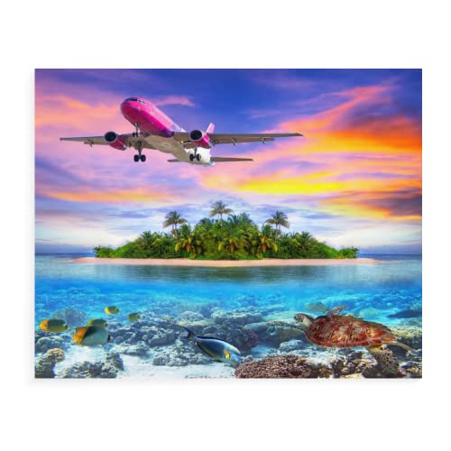 TSMMB Malen Nach Zahlen Erwachsene Mit Rahmen Flugzeug Malen Nach Zahlen Leinwand Kinder Landschaft Groß 40X50Cm,Diy Paint By Number Kits,A18 TSMMB Malen Nach Zahlen Erwachsene Mit Rahmen Flugzeug Malen Nach Zahlen Leinwand Kinder Landschaft Groß 40X50Cm,Diy Paint By Number Kits,A18 von TSMMB