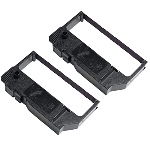 2 schwarze Farbbänder für Star SP200/212FC/212FD/242/298/542/512MC/SP500/542/MP500/RC200 Druckzubehör 2 schwarze Farbbänder für Star SP200/212FC/212FD/242/298/542/512MC/SP500/542/MP500/RC200 Druckzubehör von TSMORY