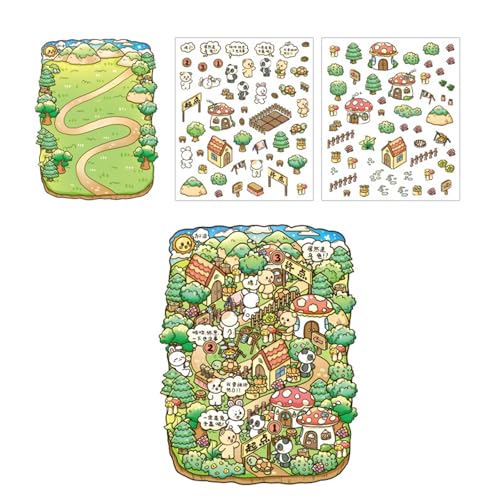 Fairies Tale Serie Landschaft Aufkleber Dekorative Aufkleber Scrapbook Aufkleber 3D Szene Aufkleber für Handwerk Journal Dekoration Fairies Tale Serie Landschaft Aufkleber Dekorative Aufkleber Scrapbook Aufkleber 3D Szene Aufkleber für Handwerk Journal Dekoration von TSMORY