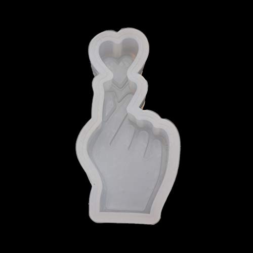 Liebesherz-Handform aus Epoxidharz, Silikonform, Seife, Kuchen, Schmuckherstellung von TSMORY
