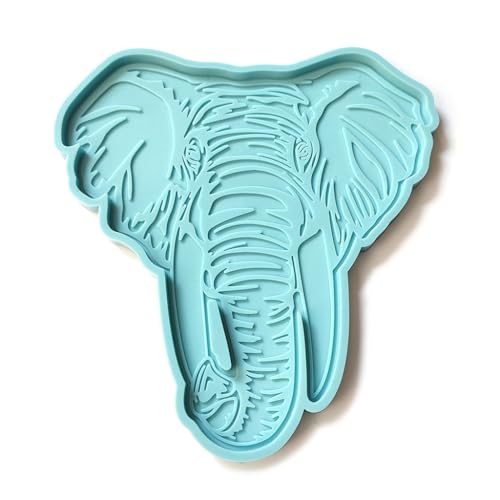 Servierform für Borad, Kristall, Epoxidharz, Tassenmatte, Kristallform, Elefant für Kopf, Tablett, Silikonform, Obstteller, Guss, M Servierform für Borad, Kristall, Epoxidharz, Tassenmatte, Kristallform, Elefant für Kopf, Tablett, Silikonform, Obstteller, Guss, M von TSMORY