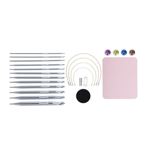 TSMORY 12 austauschbare Häkelnadeln mit Kabel, 3,0 mm - 10 mm, tunesische Stricknadeln, tunesische afghanische Stricknadeln TSMORY 12 austauschbare Häkelnadeln mit Kabel, 3,0 mm - 10 mm, tunesische Stricknadeln, tunesische afghanische Stricknadeln von TSMORY
