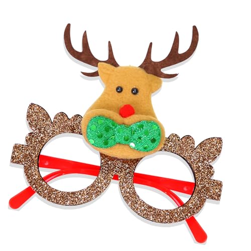 TSMORY Brillenrahmen für Weihnachtsfeiern, lustige Brillen, schönes Muster, Brille für Kostüm und Dekoration TSMORY Brillenrahmen für Weihnachtsfeiern, lustige Brillen, schönes Muster, Brille für Kostüm und Dekoration von TSMORY