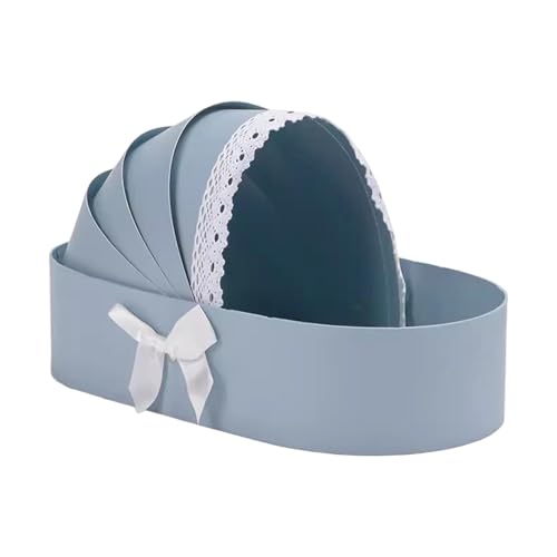 TSMORY Form-Blumenkorb, leerer Korb, Pappbox, Blumenkorb für Babypartys, Hochzeiten, Valentinstag von TSMORY