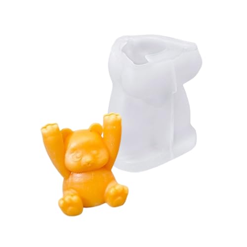 TSMORY Handerhobene Silikonform mit Tier-Nachrichtenclip, vielseitige Form zum Erstellen von Schreibtisch-Organizern und Andenken von TSMORY