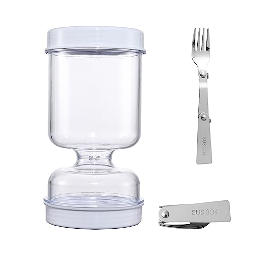 TSMORY Jar Dry Wet Separation Jar Kitchen Jar Kimchi Wet Dry Dispenser Accessory von TSMORY