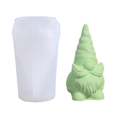 TSMORY Kristall-Tropfform, Gesicht, Zwerg, Dekoration, Weihnachten, Silikonform, vielseitige Epoxidharz-Form von TSMORY