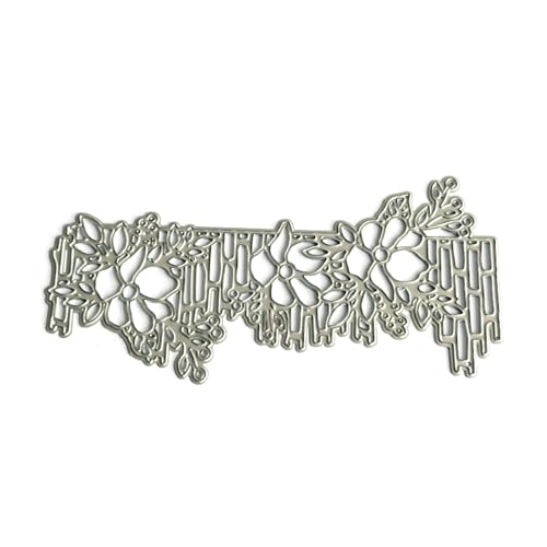 TSMORY Metall-Stanzform mit Blumenzaun, Karbonstahl, Prägeschablonen für Grußkarten, Scrapbooking, Dekoration TSMORY Metall-Stanzform mit Blumenzaun, Karbonstahl, Prägeschablonen für Grußkarten, Scrapbooking, Dekoration von TSMORY