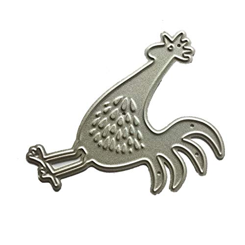 TSMORY Metall-Stanzschablone, Hahn für Scrapbooking, Alben, Stempel, Papierprägung von TSMORY