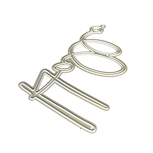 TSMORY Metall-Stanzschablone, Scrapbooking, Album, Stempel, Papier, Karte, Prägung von TSMORY