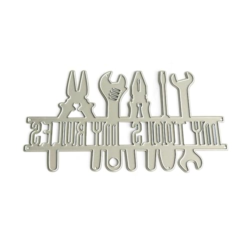 TSMORY My Tools My Rules Stanzschablonen aus Karbonstahl, Stanzschablonen für Scrapbooking, Kartenherstellung TSMORY My Tools My Rules Stanzschablonen aus Karbonstahl, Stanzschablonen für Scrapbooking, Kartenherstellung von TSMORY