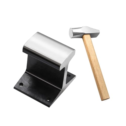 TSMORY Robuste Mehrzweck-Ambosse aus Stahlguss, 10 kg, Einzelhorn-Schmiedewerkzeug zum Biegen und Formen mit stabiler Basis TSMORY Robuste Mehrzweck-Ambosse aus Stahlguss, 10 kg, Einzelhorn-Schmiedewerkzeug zum Biegen und Formen mit stabiler Basis von TSMORY