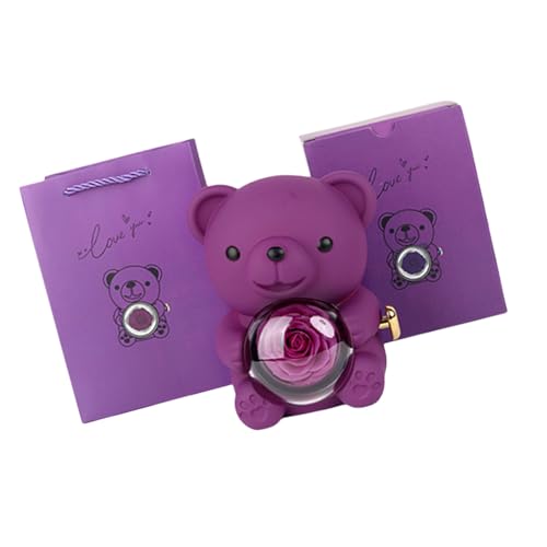 TSMORY Romantische Bären-Box mit elegantem Design für Valentinstag, Muttertag, Hochzeiten, Jubiläen, verschiedene Farben von TSMORY