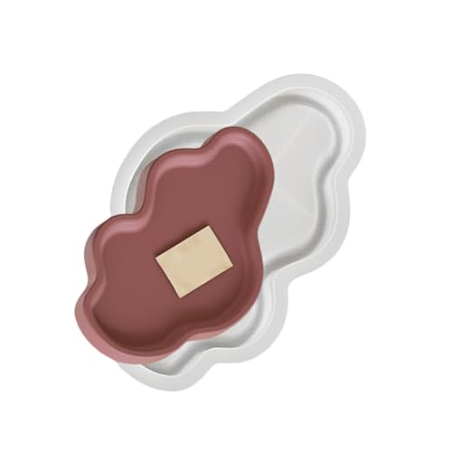 TSMORY Silikon-Epoxid-Gussform, leicht zu lösen, Silikon-Aufbewahrungsschale, Formen für kreatives Wohnaccessoire von TSMORY