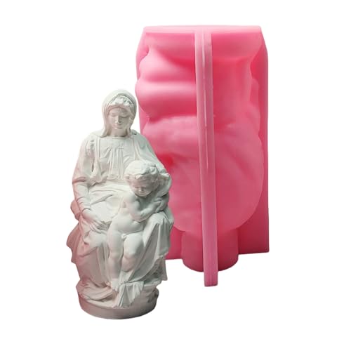 TSMORY Silikonform zum Basteln von religiösen Figuren, Gips, Heimdekoration, Form von TSMORY