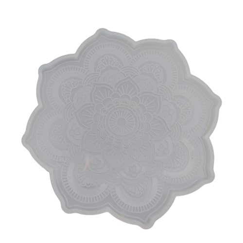 TSMORY Silikonharzformen Blume Tasse Tablett Form Blumenförmige Formen Silikon für Harzguss von TSMORY