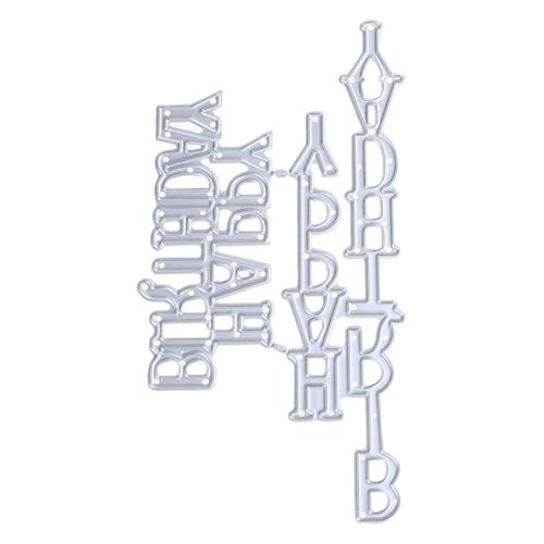TSMORY Stanzschablonen mit Buchstaben "Happy Birthday", Sammelalbum, Karten, Prägung TSMORY Stanzschablonen mit Buchstaben "Happy Birthday", Sammelalbum, Karten, Prägung von TSMORY