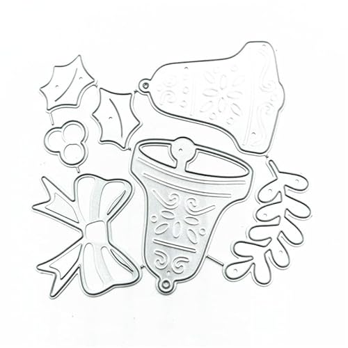 TSMORY Weihnachtsglocken Stanzschablonen Weihnachtsschleife Schablonen für Kartenherstellung, Scrapbooking, Papierbastelalbum TSMORY Weihnachtsglocken Stanzschablonen Weihnachtsschleife Schablonen für Kartenherstellung, Scrapbooking, Papierbastelalbum von TSMORY