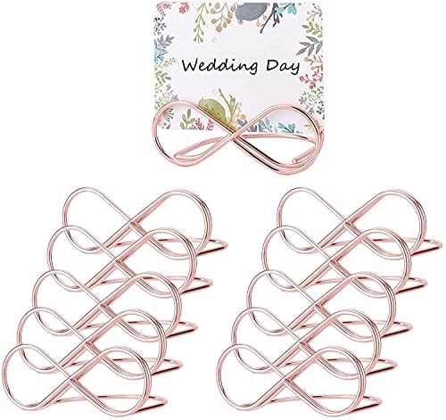 TSQZE 10 Stück Hochzeit Tischkartenhalter Tischnummer Halter Kartenhalter, Metall Platzkartenhalter Sitzetiketten Tischkartenclips Set, Foto Bildkarten Displayständer Für Party Restaurant Dekoration TSQZE 10 Stück Hochzeit Tischkartenhalter Tischnummer Halter Kartenhalter, Metall Platzkartenhalter Sitzetiketten Tischkartenclips Set, Foto Bildkarten Displayständer Für Party Restaurant Dekoration von TSQZE