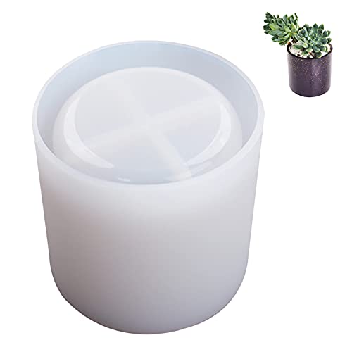 TSQZE Blumentopf Silikon Formen, DIY Vase Silikonform Kreative Pflanztopf Epoxidharz Formen Beton Gießformen Kuchen Gießformen Für Blumentöpfe Und Kunsthandwerk (M) von TSQZE