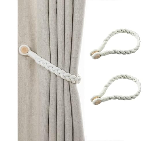 Magnetische Vorhang Raffhalter, Boho Gardinenhaken Vorhanghalter Blätter Baumwolle Geflochten Vorhang Clip Gardinenhalter Vorhang Halter Schnallen Für Haus Büro Cafe Dekoration 50 cm lang(1 Pair) Magnetische Vorhang Raffhalter, Boho Gardinenhaken Vorhanghalter Blätter Baumwolle Geflochten Vorhang Clip Gardinenhalter Vorhang Halter Schnallen Für Haus Büro Cafe Dekoration 50 cm lang(1 Pair) von TSQZE