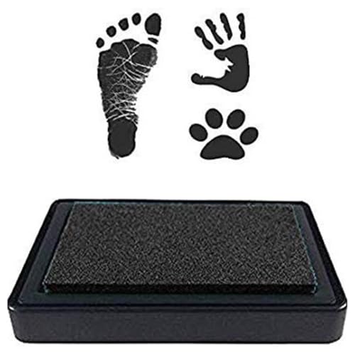 TSUOUKL Baby Fußabdruck Handabdruck, Baby Stempelkissen, Wiederverwendbare Stempelkissen, leicht abwaschbar Clean Touch Stempelkissen, Babyhaut Kommt Nicht mit Farbe in Berührung von TSUOUKL