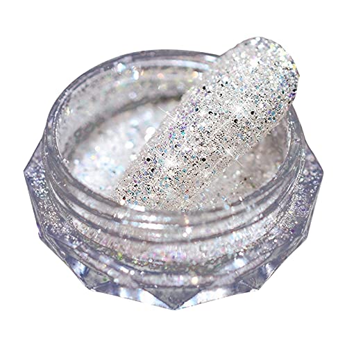 Glitzerpulver Nägel Glitzer Nagel Pailletten Nail art Glitter für Nägel Decals,Körper Glitzer Pulver Deko Nagelpulver Glitter Shiny Nail Art Powder für Gesicht Körper DIY Nagelkunst Make up (B) von TT-